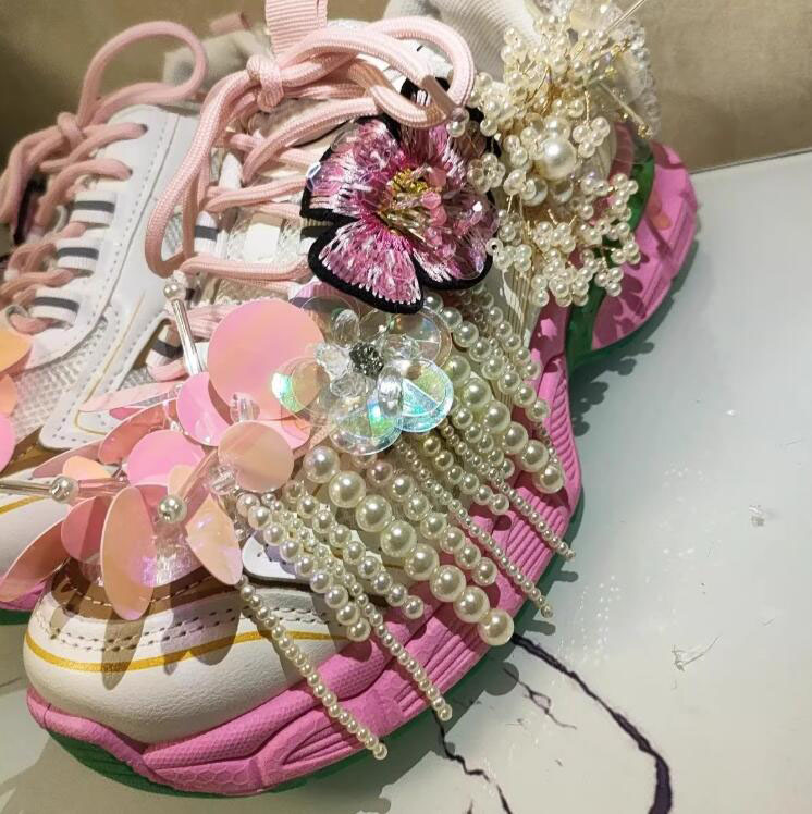 プリンセススタイルパールビーズタッセルスパンコールダディシュ - Tassel Fringe Trim のレビューと価格